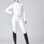 PS of Sweden Madison Long Sleeve Show Shirt - White - PS of Sweden - Equiluxe Tack