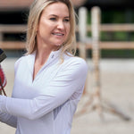 PS of Sweden Madison Long Sleeve Show Shirt - White - PS of Sweden - Equiluxe Tack