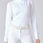 PS of Sweden Madison Long Sleeve Show Shirt - White - PS of Sweden - Equiluxe Tack