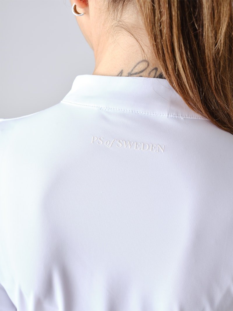 PS of Sweden Madison Long Sleeve Show Shirt - White - PS of Sweden - Equiluxe Tack