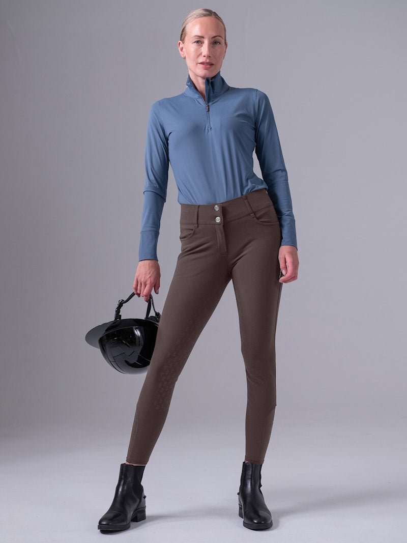 PS of Sweden Martina Full Seat Breeches - Mocca Mauve - PS of Sweden - Equiluxe Tack