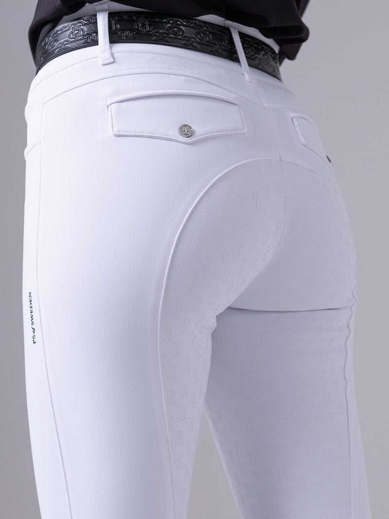 PS of Sweden Martina Full Seat Breeches - White - PS of Sweden - Equiluxe Tack