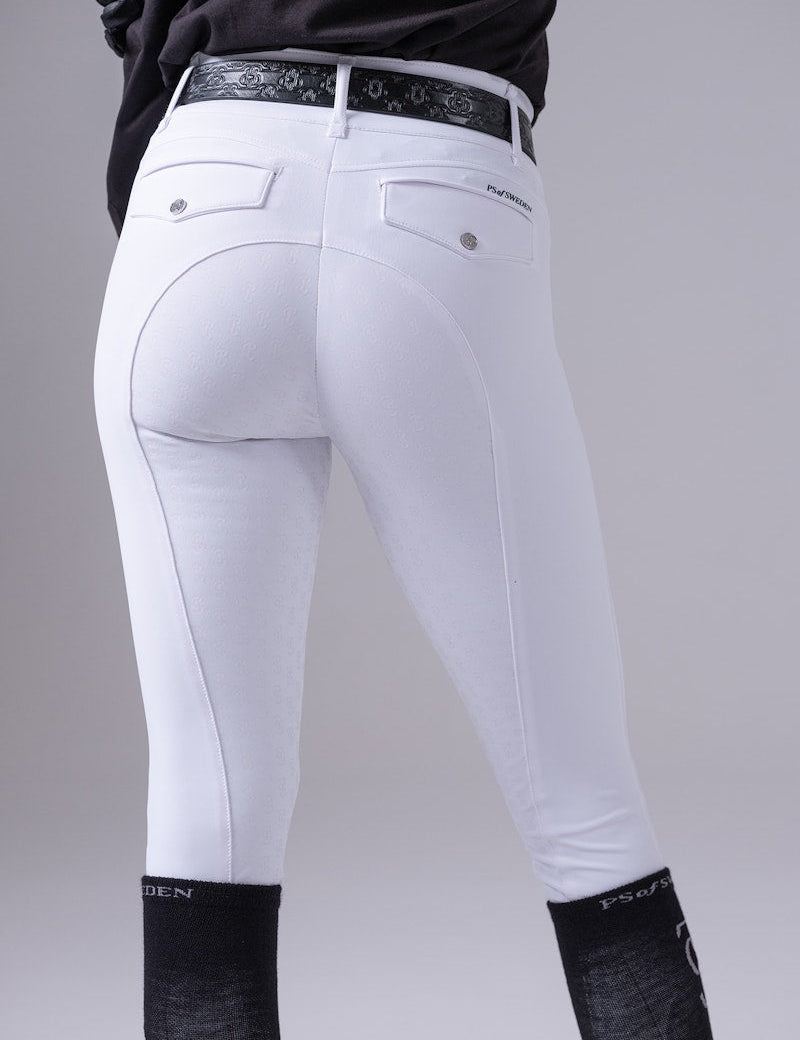 PS of Sweden Martina Full Seat Breeches - White - PS of Sweden - Equiluxe Tack