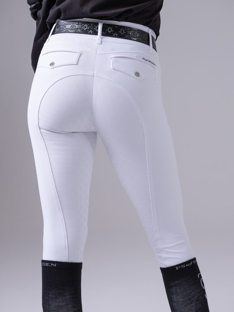 PS of Sweden Martina Full Seat Breeches - White - PS of Sweden - Equiluxe Tack