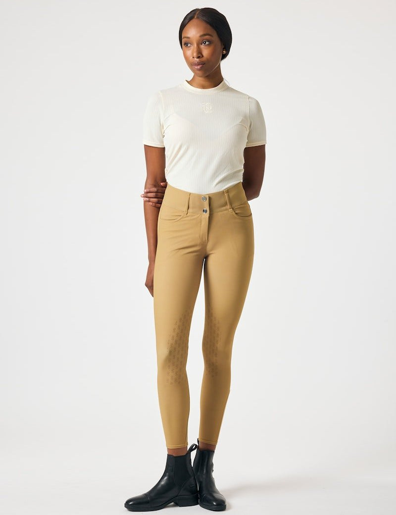 PS of Sweden Martina Knee Patch Breeches - Golden Brown - PS of Sweden - Equiluxe Tack