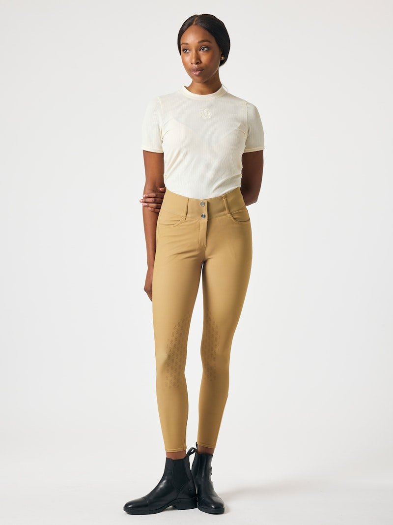 PS of Sweden Martina Knee Patch Breeches - Golden Brown - PS of Sweden - Equiluxe Tack