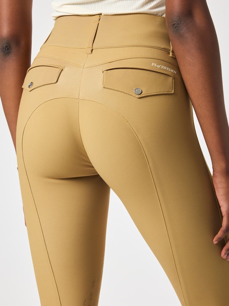 PS of Sweden Martina Knee Patch Breeches - Golden Brown - PS of Sweden - Equiluxe Tack