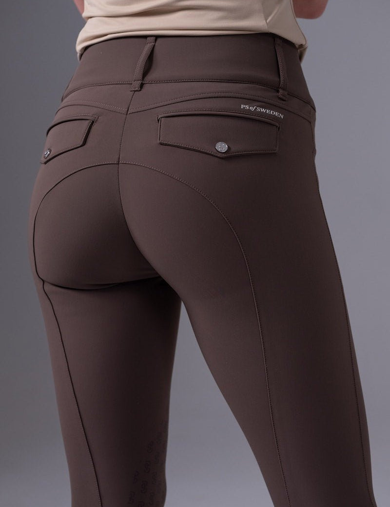 PS of Sweden Martina Knee Patch Breeches - Mocca Mauve - PS of Sweden - Equiluxe Tack