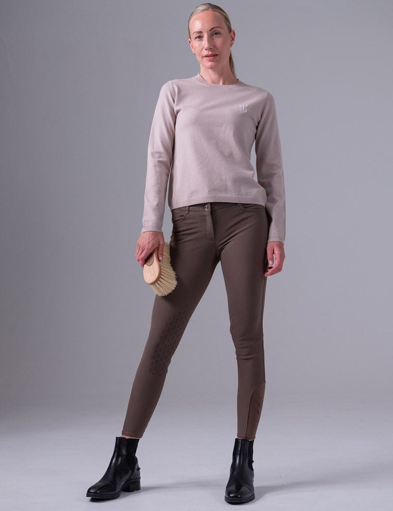 PS of Sweden Martina Knee Patch Breeches - Mocca Mauve - PS of Sweden - Equiluxe Tack