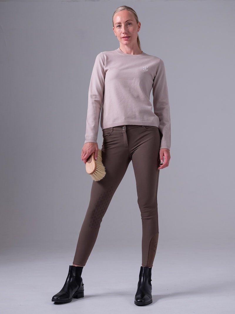 PS of Sweden Martina Knee Patch Breeches - Mocca Mauve - PS of Sweden - Equiluxe Tack