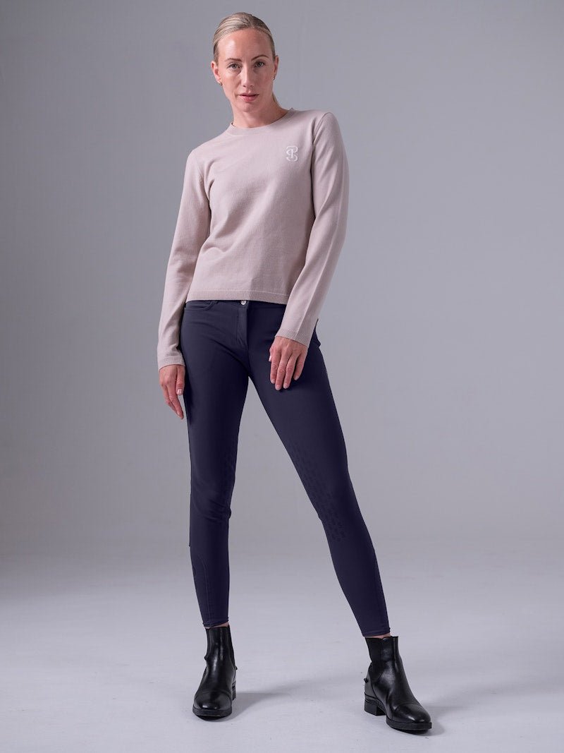 PS of Sweden Martina Knee Patch Breeches - Navy - PS of Sweden - Equiluxe Tack