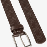 PS of Sweden Monogram Leather Belt - Brown - PS of Sweden - Equiluxe Tack