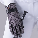 PS of Sweden Monogram Riding Gloves - Black - PS of Sweden - Equiluxe Tack