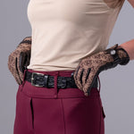 PS of Sweden Monogram Riding Gloves - Brown - PS of Sweden - Equiluxe Tack