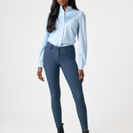 PS of Sweden Pauline Knee Patch Cooling Breeches - Indigo - PS of Sweden - Equiluxe Tack