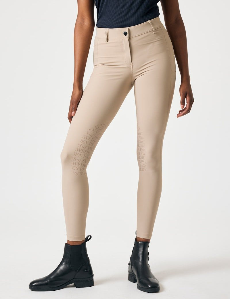 PS of Sweden Pauline Knee Patch Cooling Breeches - Latte - PS of Sweden - Equiluxe Tack