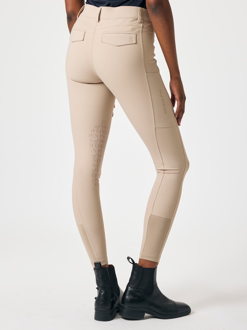 PS of Sweden Pauline Knee Patch Cooling Breeches - Latte - PS of Sweden - Equiluxe Tack