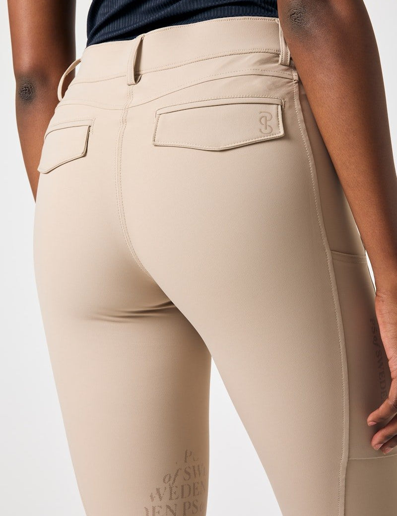 PS of Sweden Pauline Knee Patch Cooling Breeches - Latte - PS of Sweden - Equiluxe Tack
