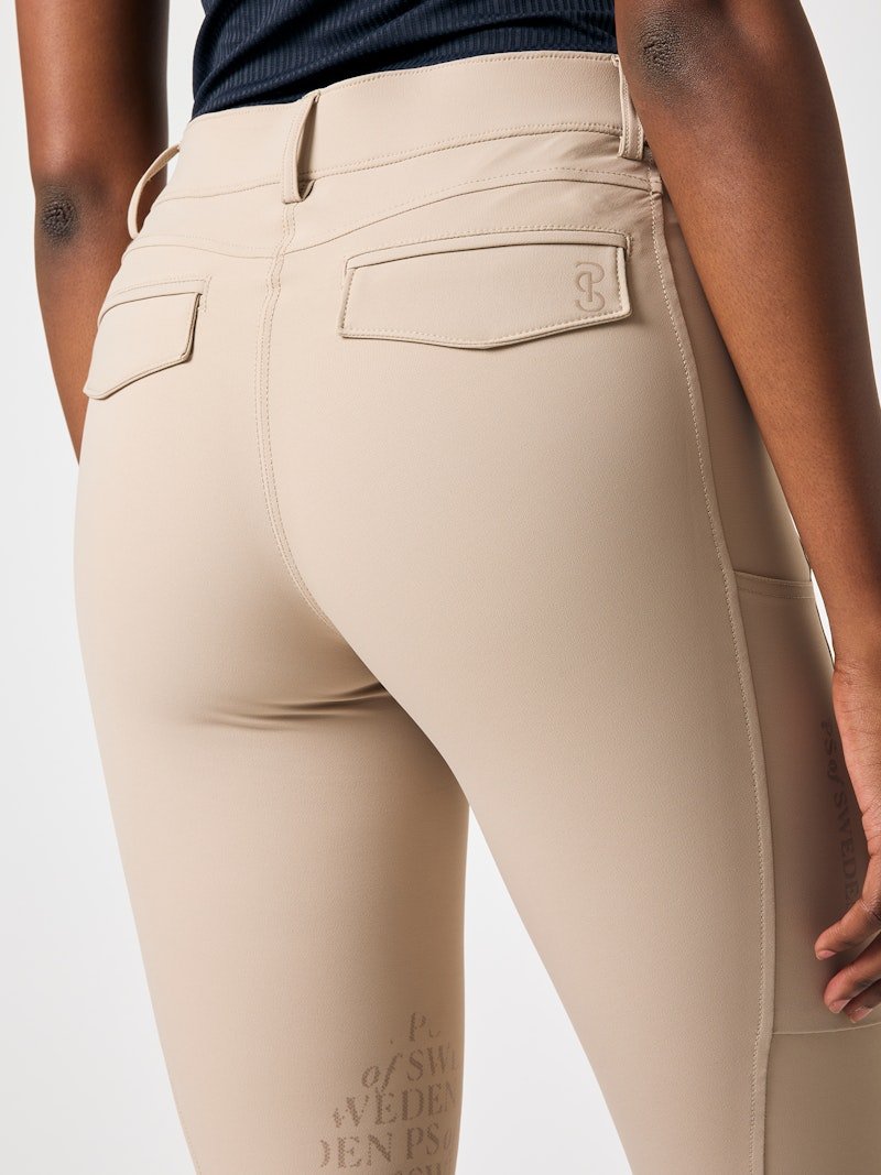 PS of Sweden Pauline Knee Patch Cooling Breeches - Latte - PS of Sweden - Equiluxe Tack