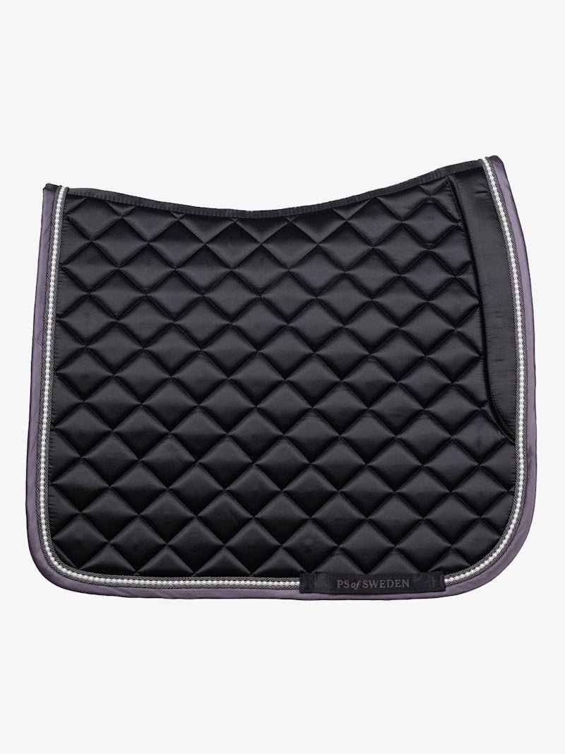 PS of Sweden Pearl Monogram Dressage Saddle Pad - Black - PS of Sweden - Equiluxe Tack