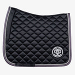PS of Sweden Pearl Monogram Dressage Saddle Pad - Black - PS of Sweden - Equiluxe Tack