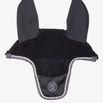 PS of Sweden Pearl Monogram Ear Bonnet - Black - PS of Sweden - Equiluxe Tack