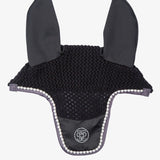PS of Sweden Pearl Monogram Ear Bonnet - Black - PS of Sweden - Equiluxe Tack