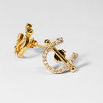 PS of Sweden Pierced Horse Shoe Earrings - PS of Sweden - Equiluxe Tack