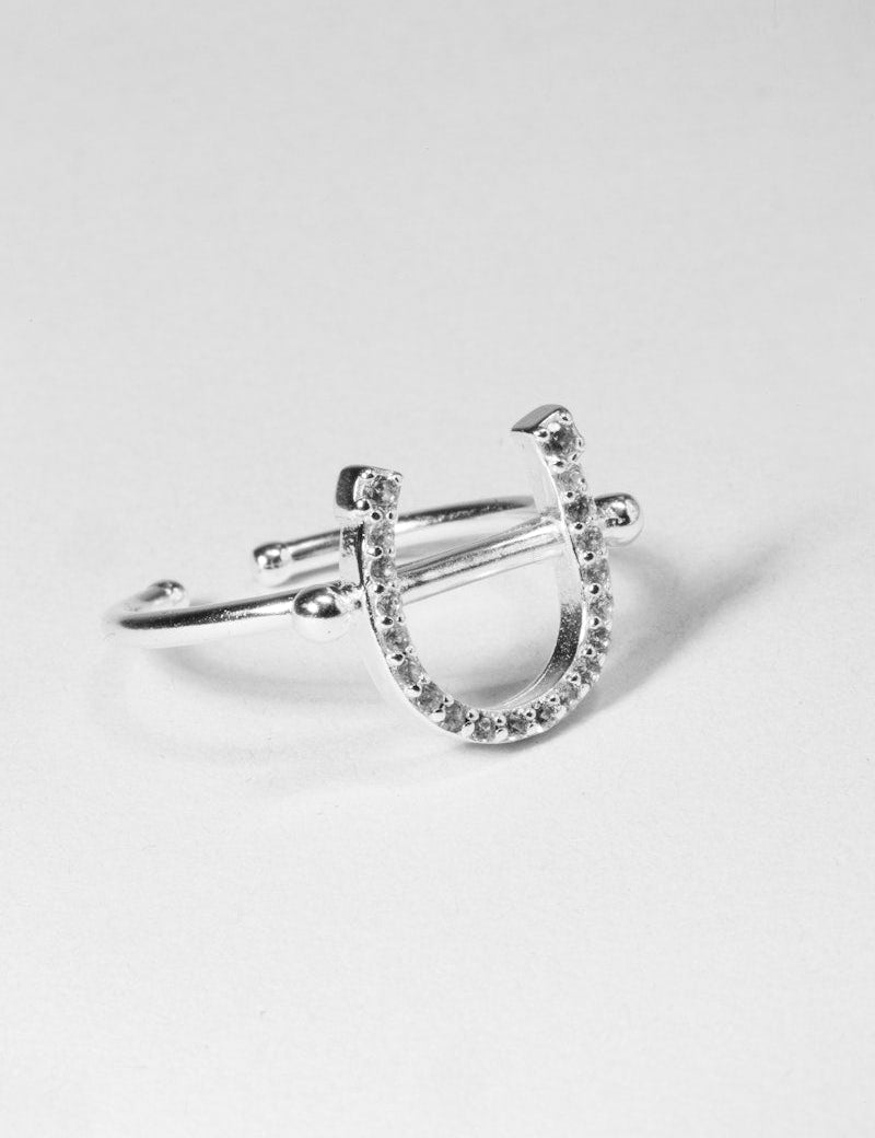 PS of Sweden Pierced Horse Shoe Ring - PS of Sweden - Equiluxe Tack
