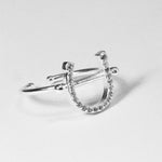 PS of Sweden Pierced Horse Shoe Ring - PS of Sweden - Equiluxe Tack
