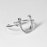 PS of Sweden Pierced Horse Shoe Ring - PS of Sweden - Equiluxe Tack
