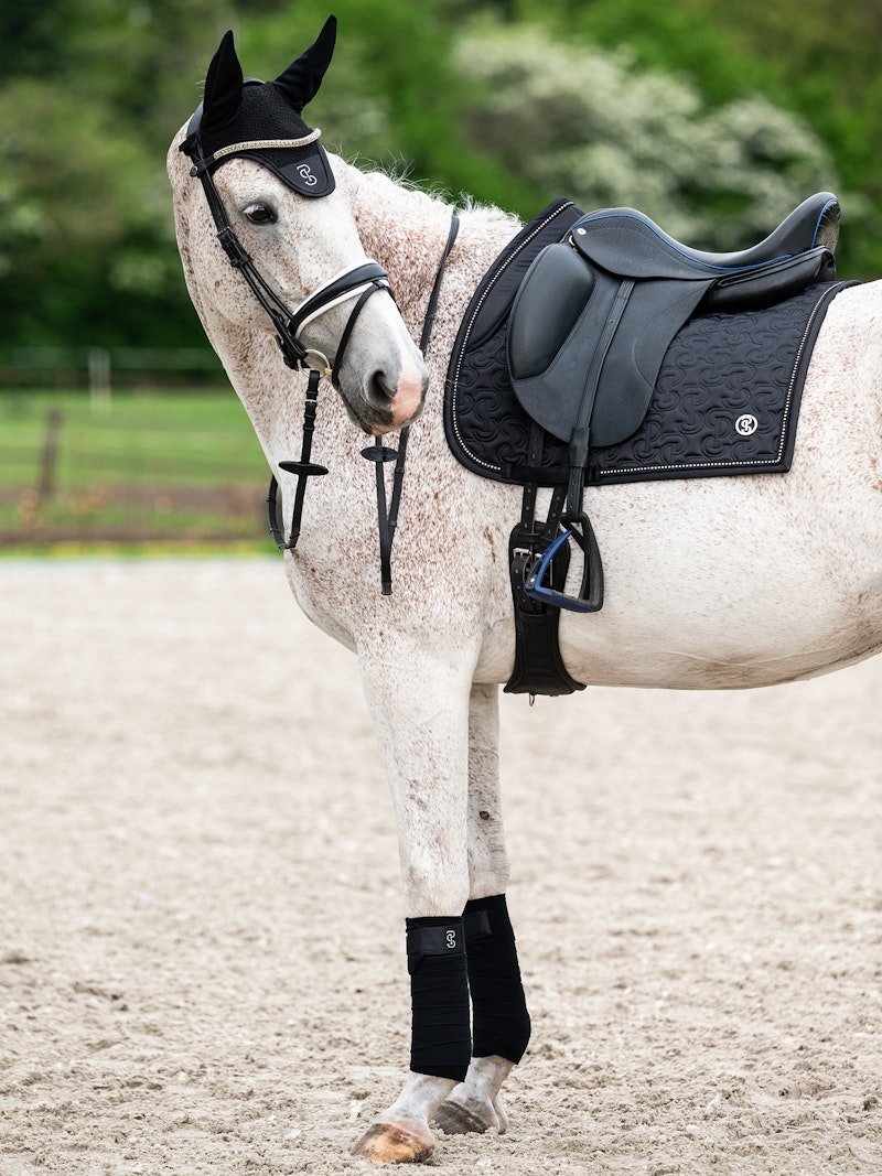 PS of Sweden Polo Wraps Crystal - Black - PS of Sweden - Equiluxe Tack