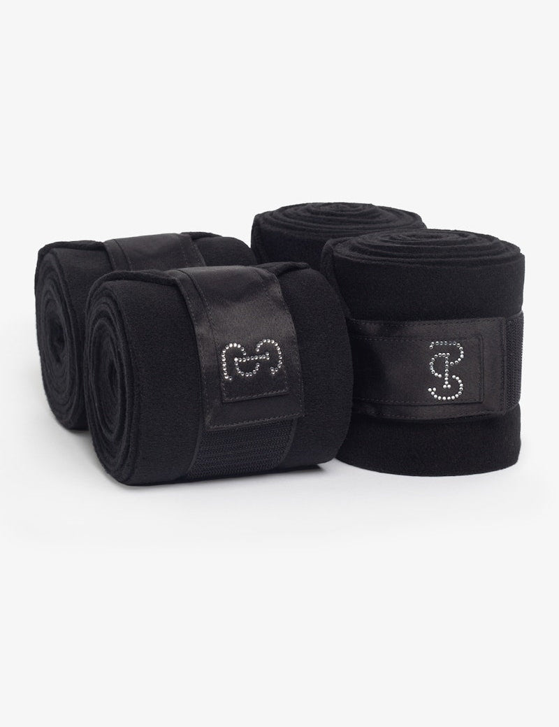 PS of Sweden Polo Wraps Crystal - Black - PS of Sweden - Equiluxe Tack