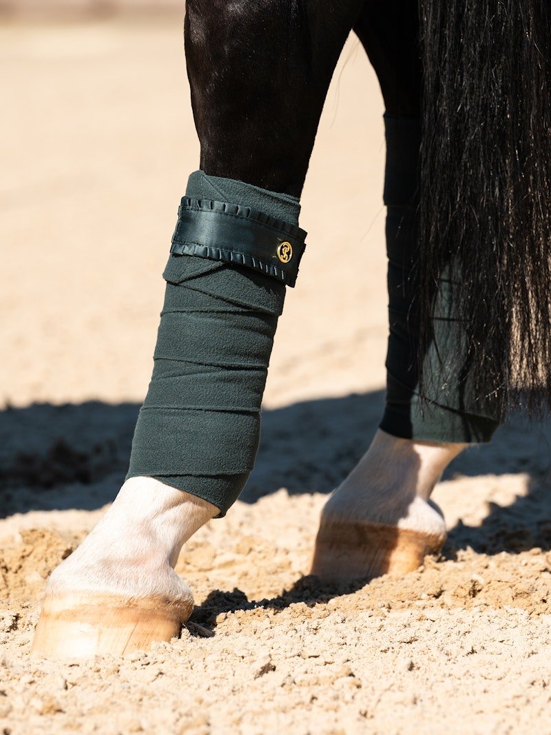 PS of Sweden Polos Ruffle - Midnight Green - PS of Sweden - Equiluxe Tack