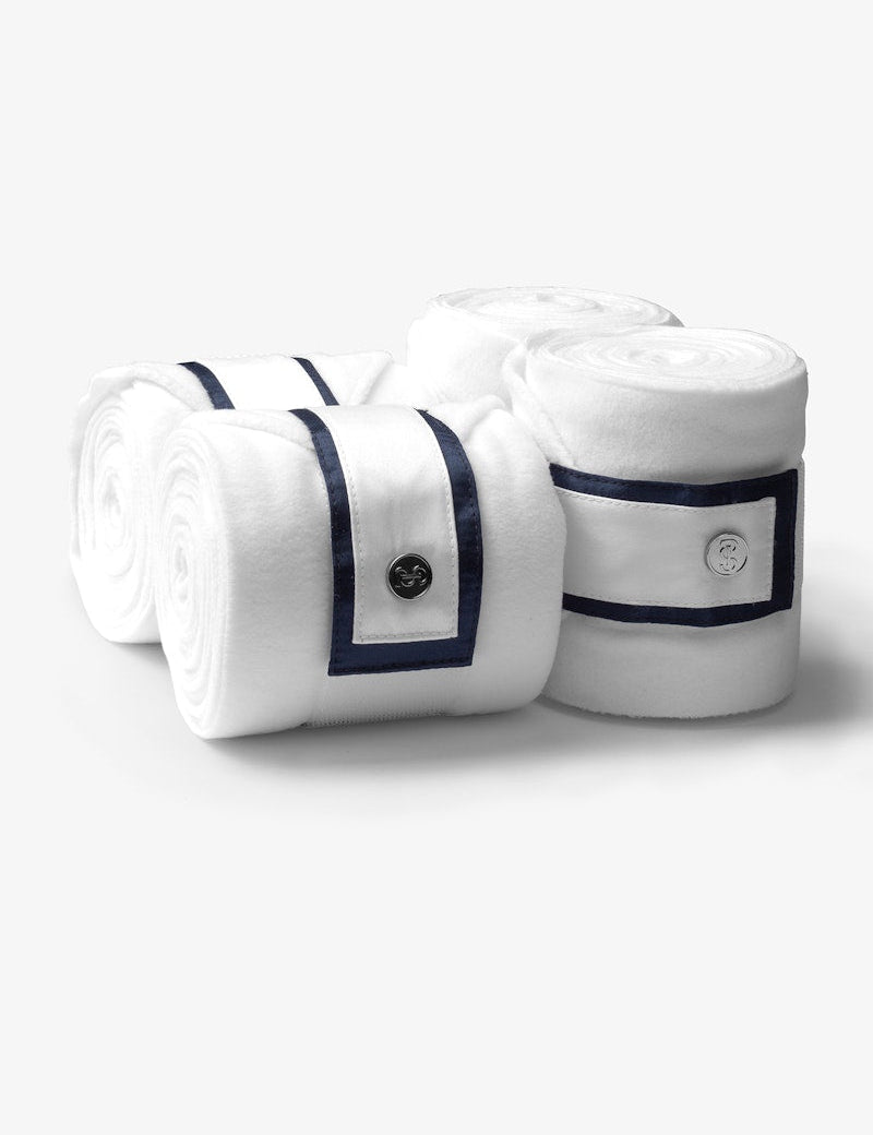 PS of Sweden Polos Signature - White/Navy - PS of Sweden - Equiluxe Tack