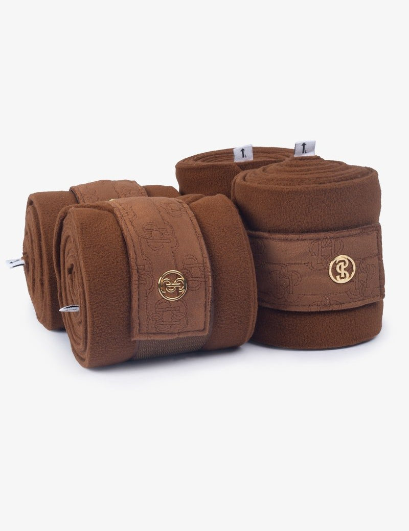 PS of Sweden Polos Velvet Monogram - Fudge - PS of Sweden - Equiluxe Tack
