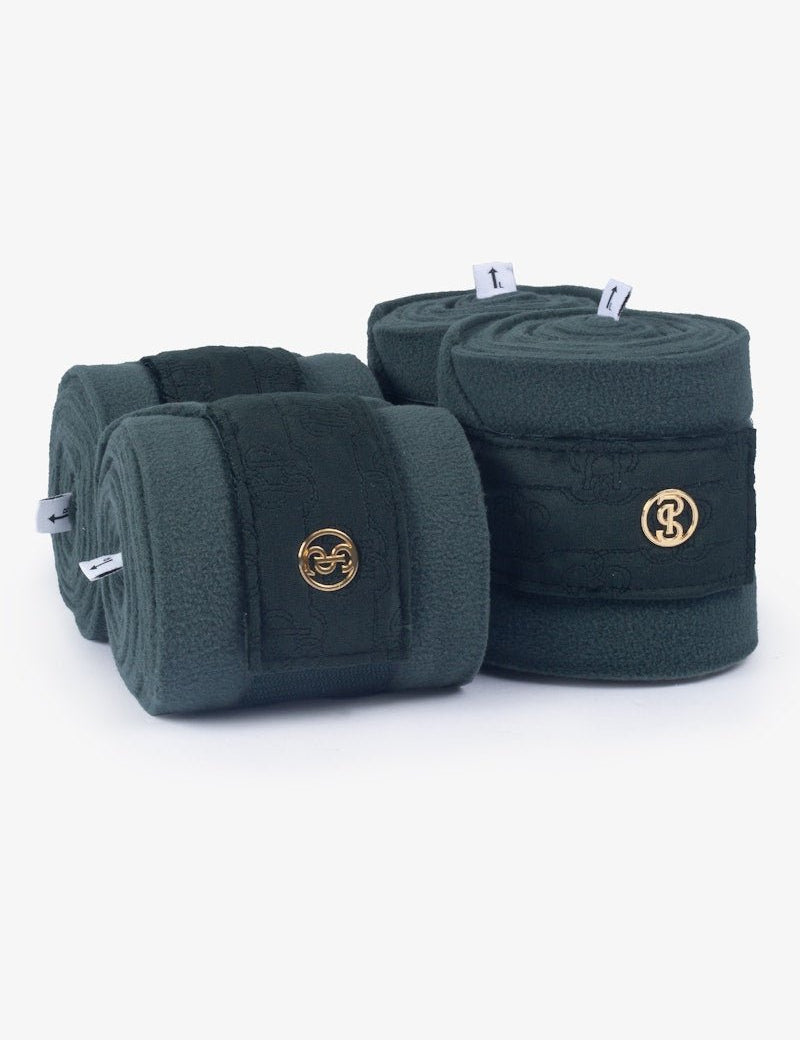 PS of Sweden Polos Velvet Monogram - Midnight Green - PS of Sweden - Equiluxe Tack