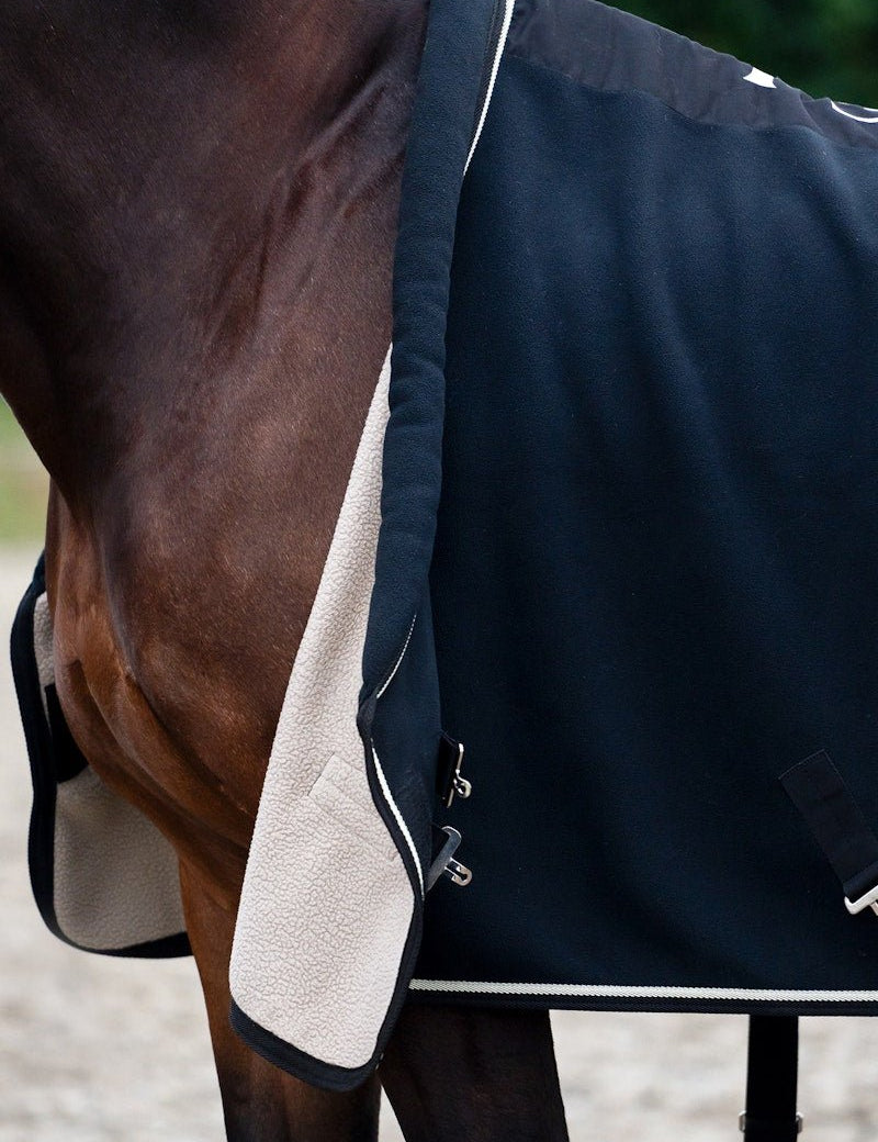 PS of Sweden Premium Fleece Rug - Navy - PS of Sweden - Equiluxe Tack