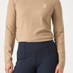 PS of Sweden PS Logo Knit Sweater - Desert Beige - PS of Sweden - Equiluxe Tack