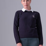 PS of Sweden PS Logo Knit Sweater - Navy - PS of Sweden - Equiluxe Tack