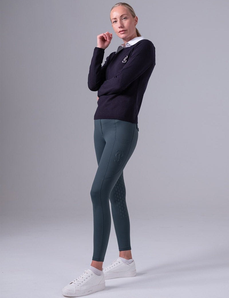 PS of Sweden PS Logo Knit Sweater - Navy - PS of Sweden - Equiluxe Tack