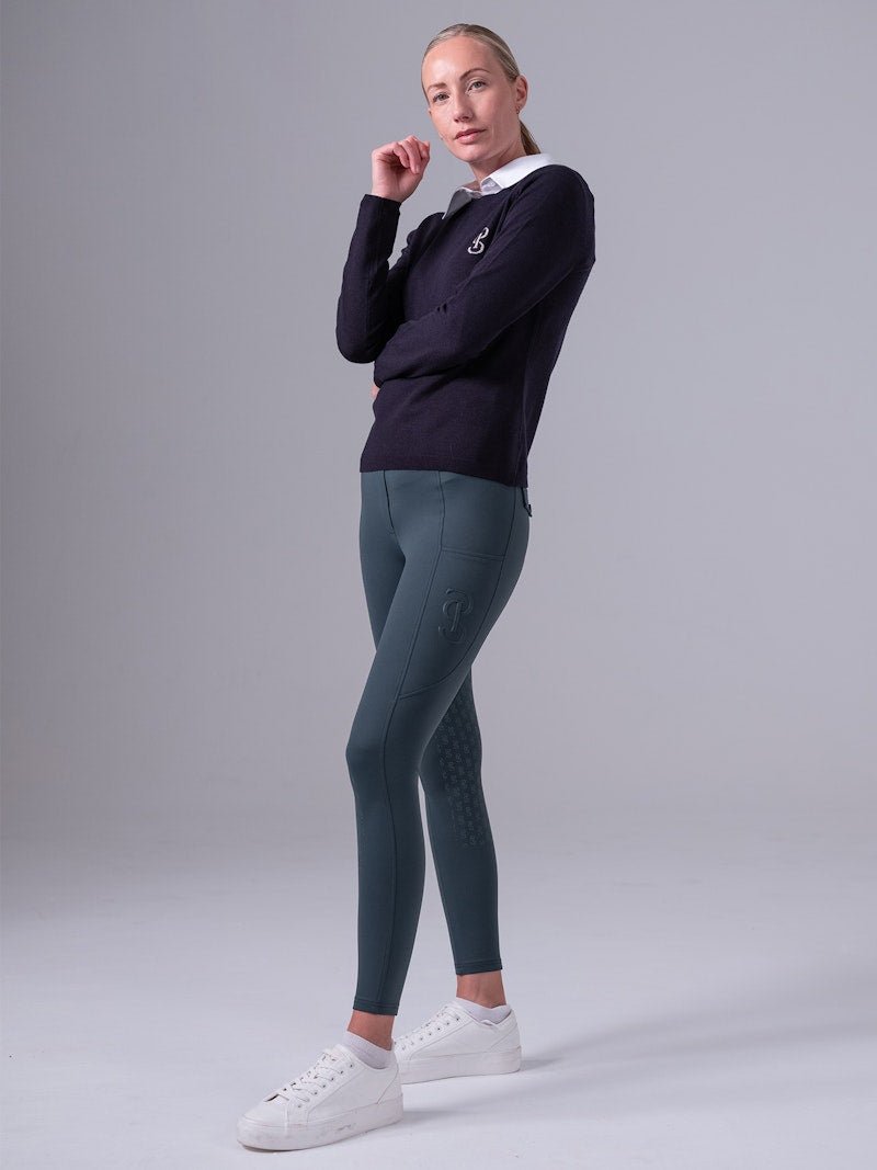 PS of Sweden PS Logo Knit Sweater - Navy - PS of Sweden - Equiluxe Tack
