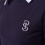 PS of Sweden PS Logo Knit Sweater - Navy - PS of Sweden - Equiluxe Tack