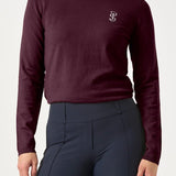 PS of Sweden PS Logo Knit Sweater - Plum - PS of Sweden - Equiluxe Tack