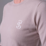 PS of Sweden PS Logo Knit Sweater - Silk Taupe - PS of Sweden - Equiluxe Tack