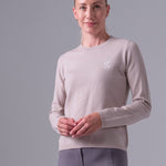 PS of Sweden PS Logo Knit Sweater - Silk Taupe - PS of Sweden - Equiluxe Tack