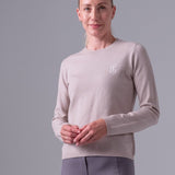 PS of Sweden PS Logo Knit Sweater - Silk Taupe - PS of Sweden - Equiluxe Tack