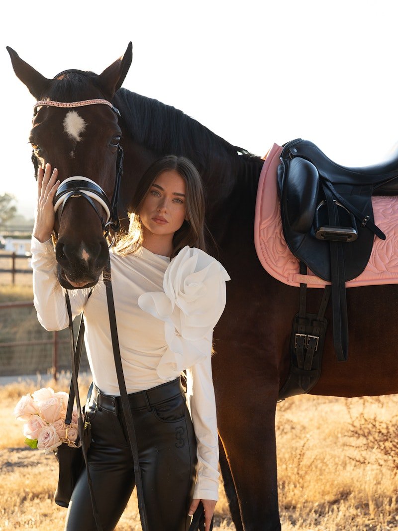 PS of Sweden Rose Quilt Dressage Saddle Pad - Hortensia pink - PS of Sweden - Equiluxe Tack
