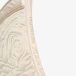 PS of Sweden Rose Quilt Dressage Saddle Pad - Vanilla Beige - PS of Sweden - Equiluxe Tack