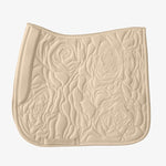 PS of Sweden Rose Quilt Dressage Saddle Pad - Vanilla Beige - PS of Sweden - Equiluxe Tack